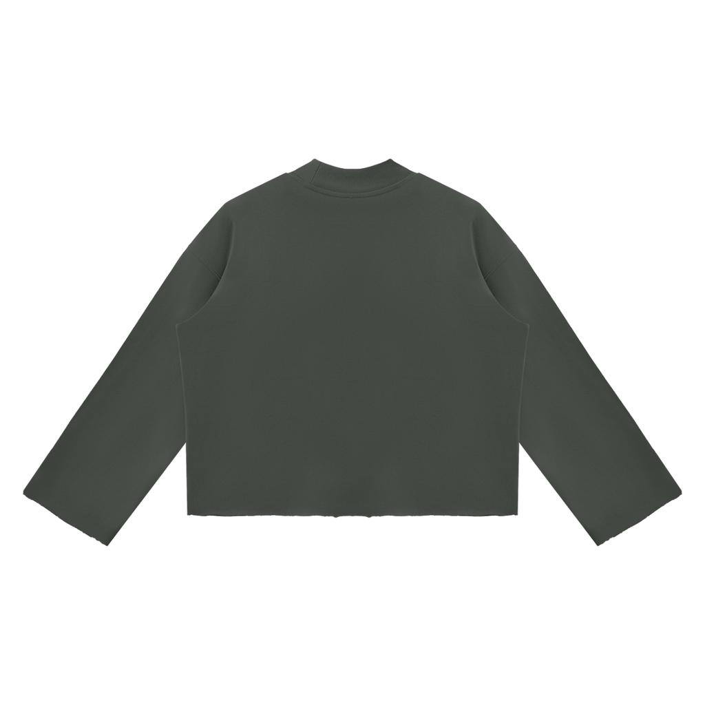 RAW EDGE BOXY SWEATER