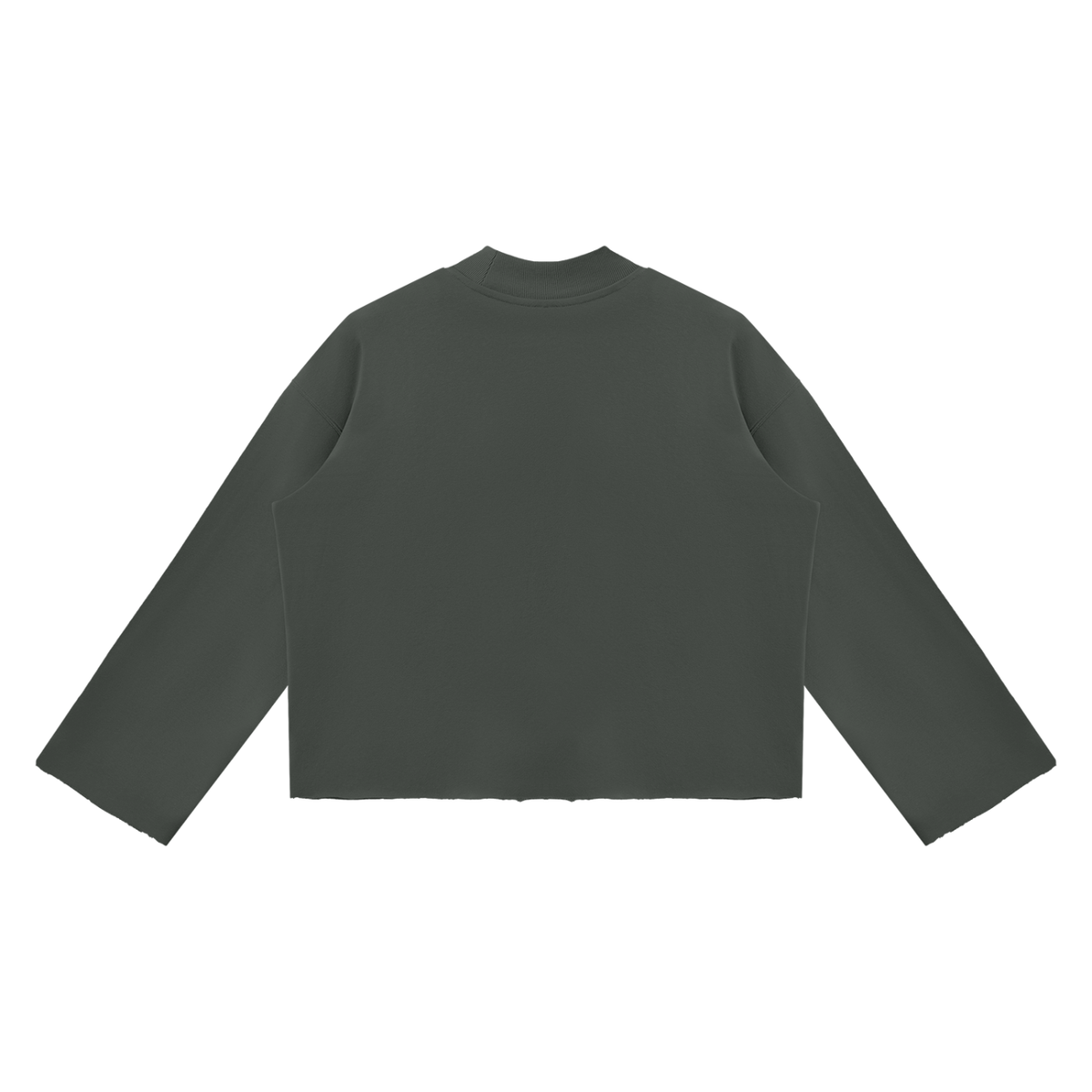 RAW EDGE BOXY SWEATER