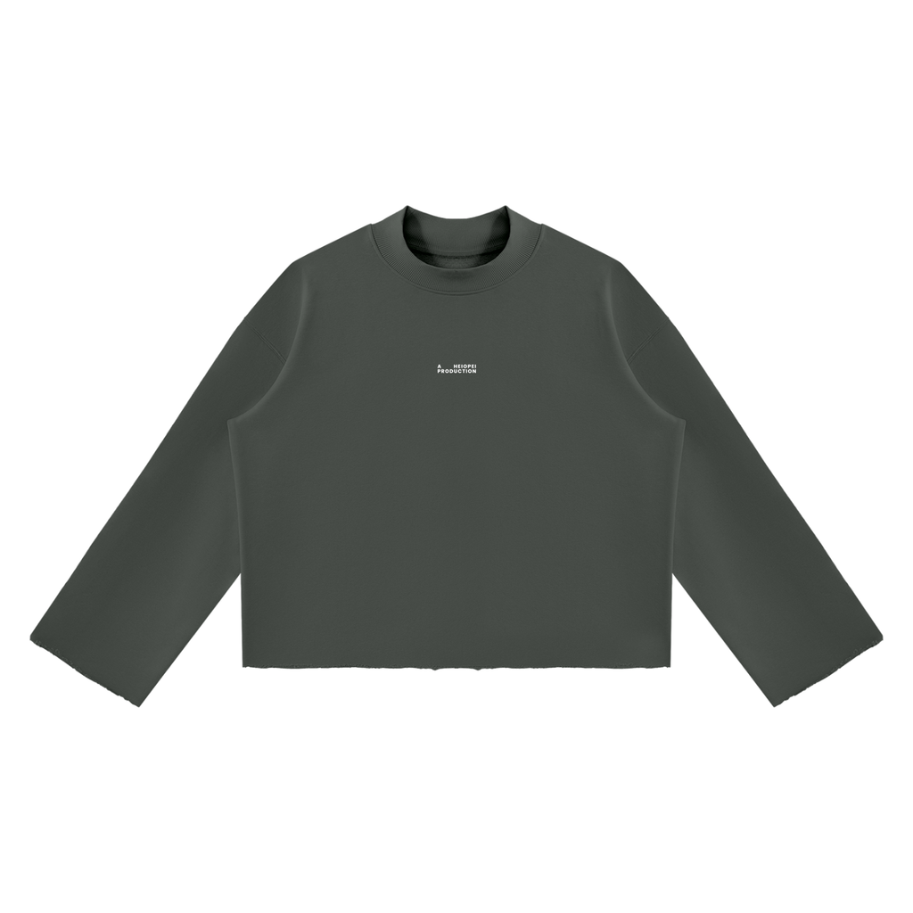 RAW EDGE BOXY SWEATER