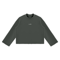 RAW EDGE BOXY SWEATER