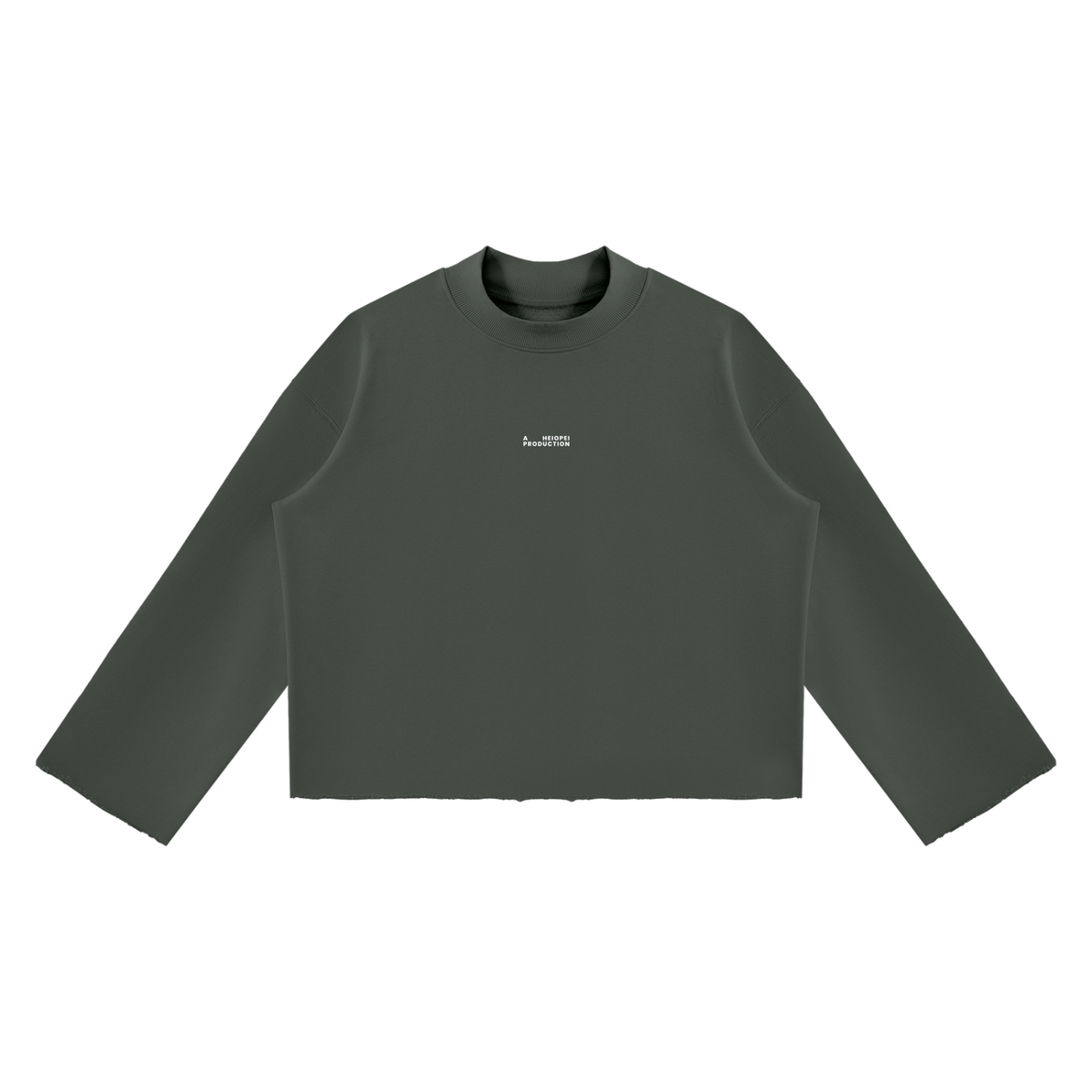 RAW EDGE BOXY SWEATER